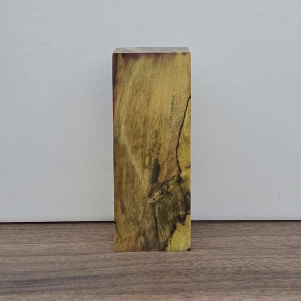 Foto bloco estabilizado spalted extra 10