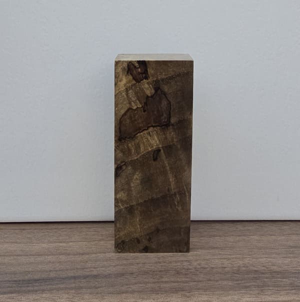 Foto bloco estabilizado spalted extra 11