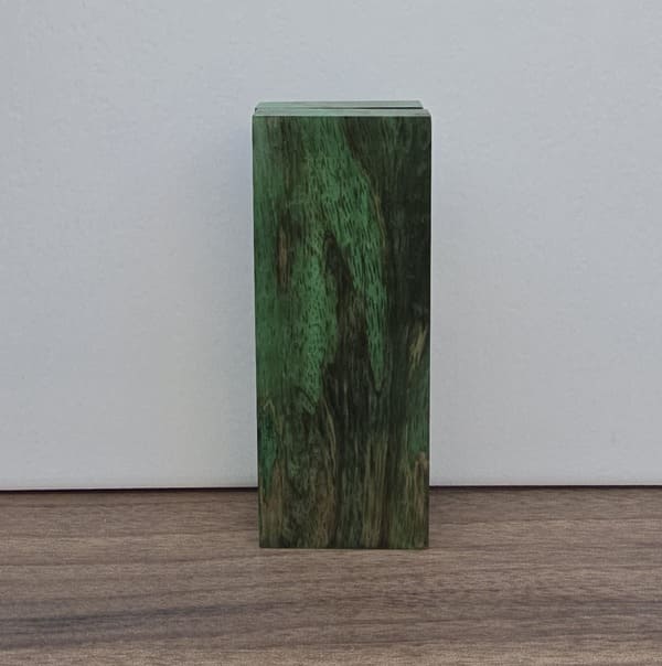 Foto bloco estabilizado spalted extra 12