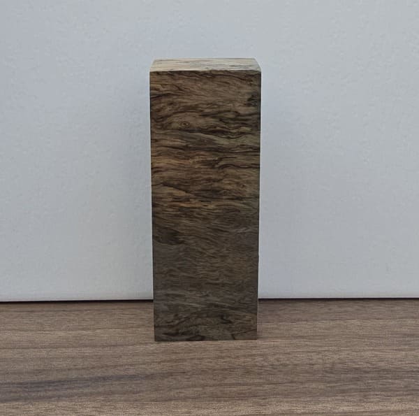 Foto bloco estabilizado spalted extra 14